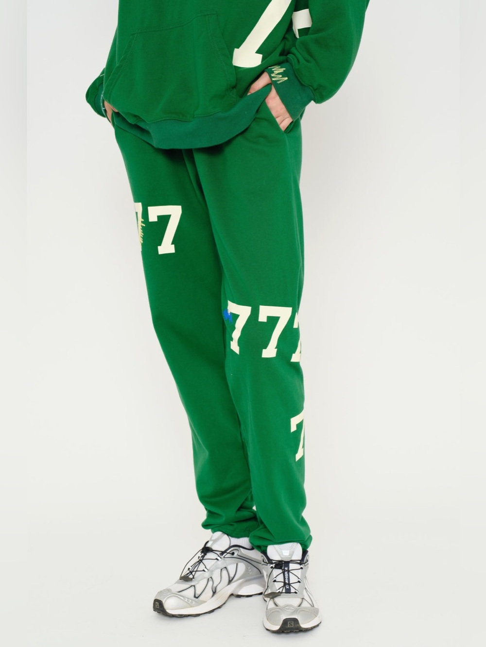 The Mayfair Group My Good Luck Sweatpants Green Size Small/Medium